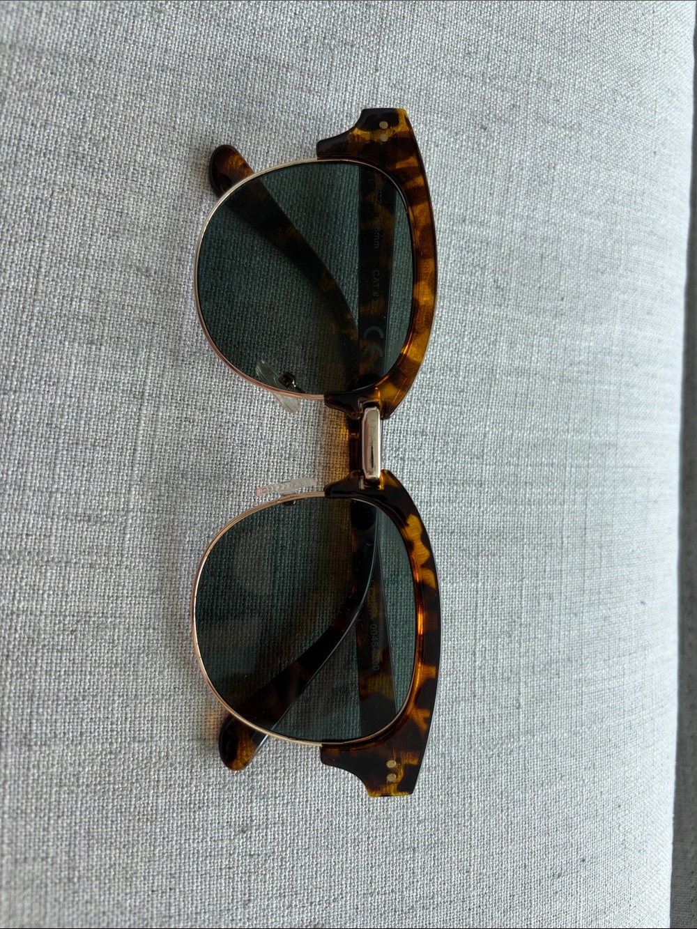 Tortoise Shell Women’s Sunglasses - Brown Frame, Black Lenses